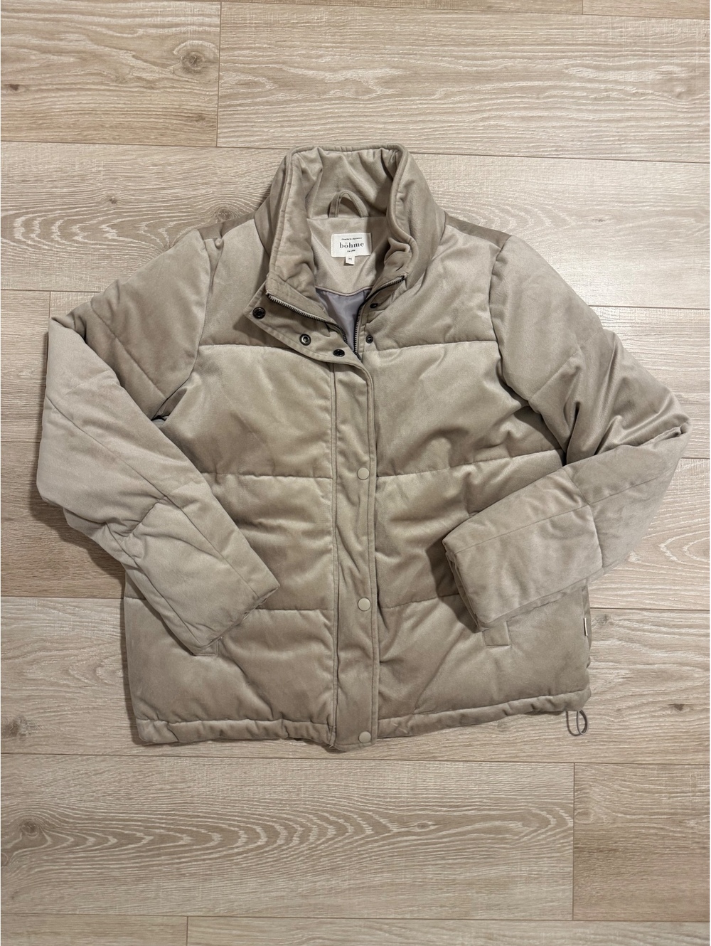 Bohme taupe puffer jacket